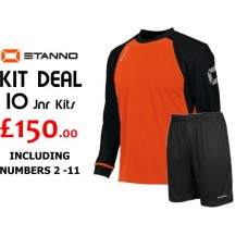 Liga Jnr Kit Deal Orange/Black